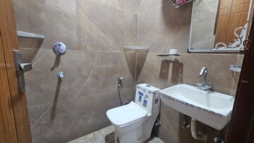 Bathroom in 1 BHK Builder Floor at Saket – for Rent