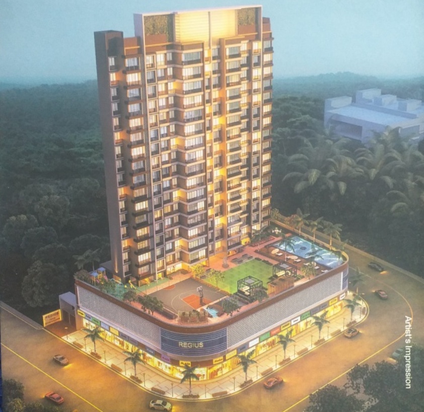 3 BHK + Extra Room 1180 Sq.Ft. Apartment in Kasturi Regius