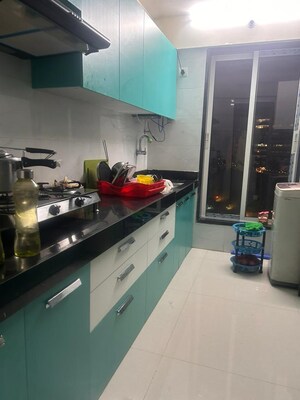 Kitchen in 2 BHK Apartment at Karmvir Avant Sky Villa, Goregaon East – for Rent