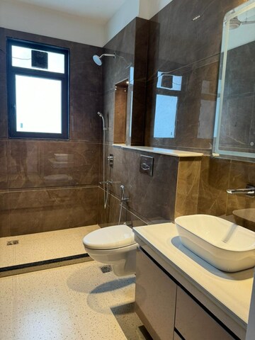 Bathroom in 4 BHK Builder Floor at Anant Raj Ashok Estate, Sector 63a – for Rent