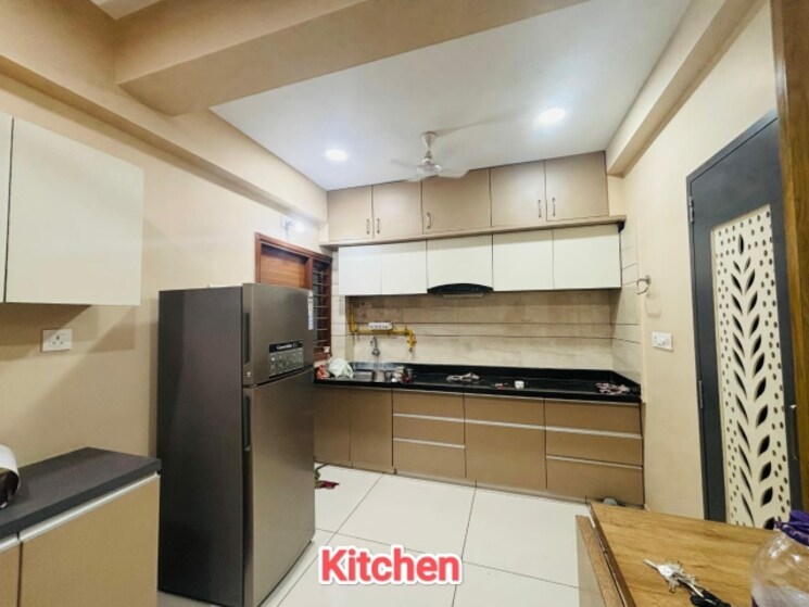 Kitchen, vaishnodevi circle 3 Bedroom 1300 Sq.Ft. Apartment In Vaishnodevi Circle Ahmedabad 9577833