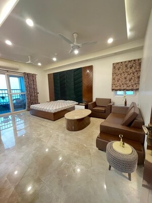 Living Room in 4 BHK Apartment at 3C Lotus 300, Sector 107 – for Rent