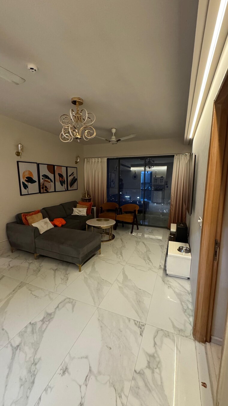 Living Room, m3m-heights 3 Bedroom 2054 Sq.Ft. Apartment In Sector 65 Gurgaon 9577868