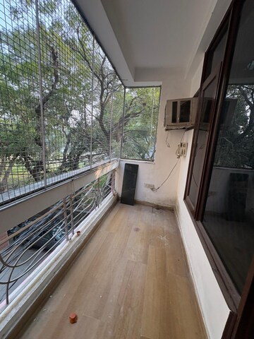Balcony in 3 BHK Builder Floor at Saket – for Rent
