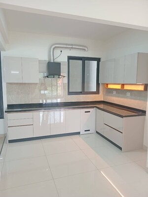 Kitchen in 3 BHK Apartment at Puravankara Purva Atmosphere, Thanisandra Main Road – for Rent