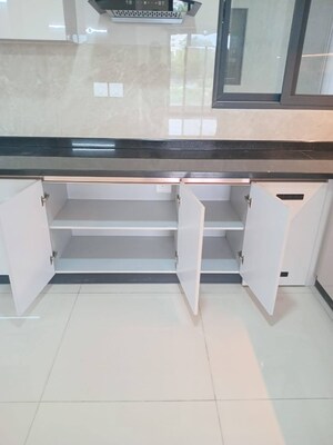 Kitchen in 3 BHK Apartment at Puravankara Purva Atmosphere, Thanisandra Main Road – for Rent