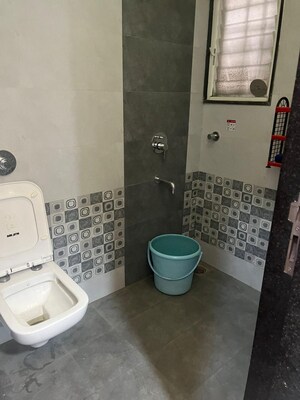 Bathroom in 2 BHK Apartment at Sai Parktown, Ravet – for Rent