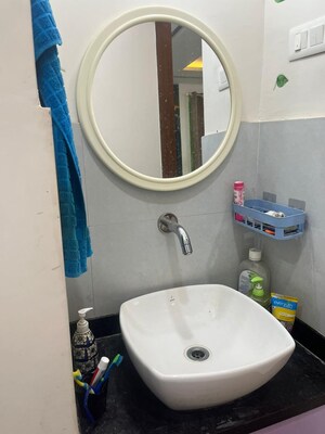 Bathroom in 2 BHK Apartment at Sai Parktown, Ravet – for Rent