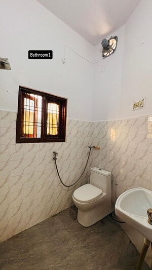 Bathroom in 2.5 BHK Apartment at Indraprastha Anand, Indira Nagar – for Rent