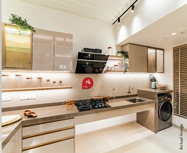 Kitchen, dosti-primus 2 Bedroom 941 Sq.Ft. Apartment In Thane West Thane 9578014