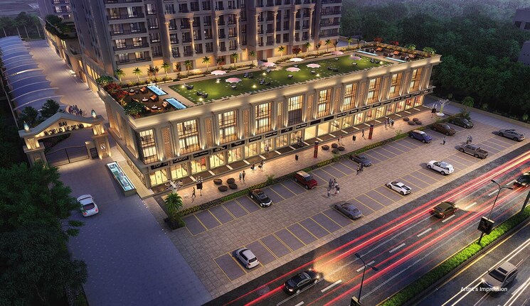 Exterior View, paradise-sai-world-legend 2 Bedroom 861 Sq.Ft. Apartment In Kalyan West Thane 9578009