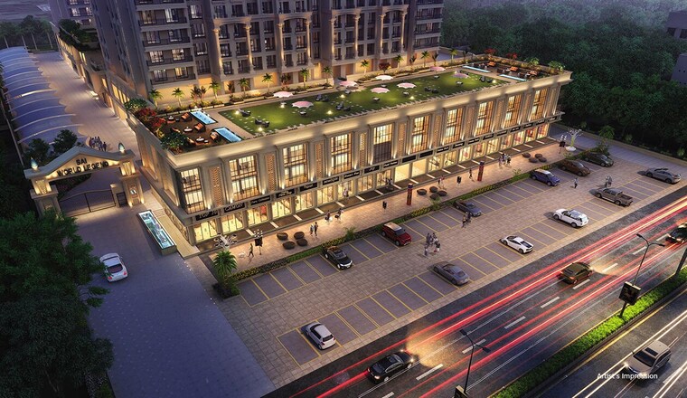 Exterior View, paradise-sai-world-legend 2 Bedroom 861 Sq.Ft. Apartment In Kalyan West Thane 9578009