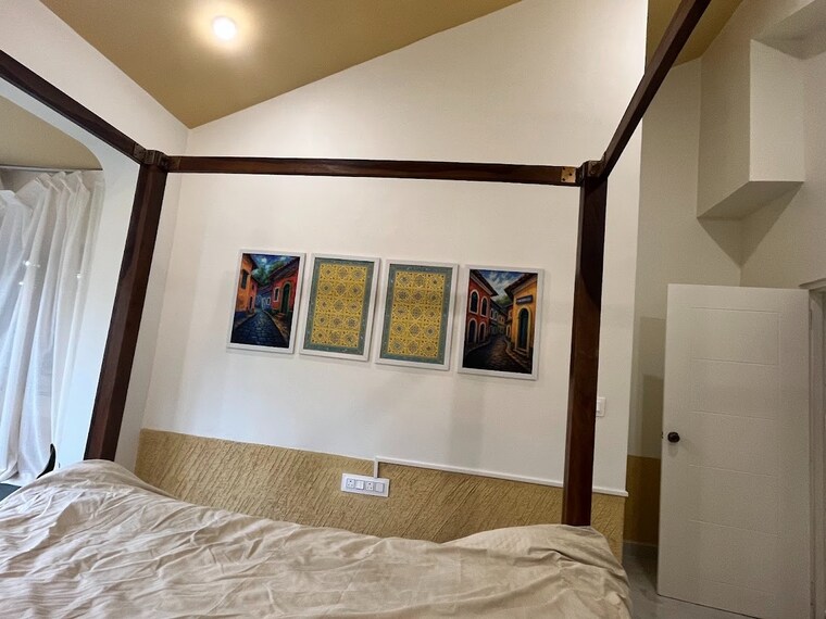 Bedroom, bambolim 2 Bedroom 1000 Sq.Ft. Apartment In Bambolim Goa 9578011