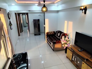 Living Room in 3 BHK Apartment at South Bopal – for Rent