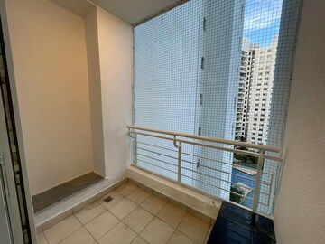 Balcony in 3 BHK Apartment at Puravankara Elita Promenade, Jp Nagar – for Rent