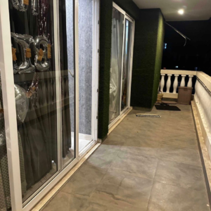 Balcony in 3 BHK Apartment at Skylar Homes, High Ground – for Rent