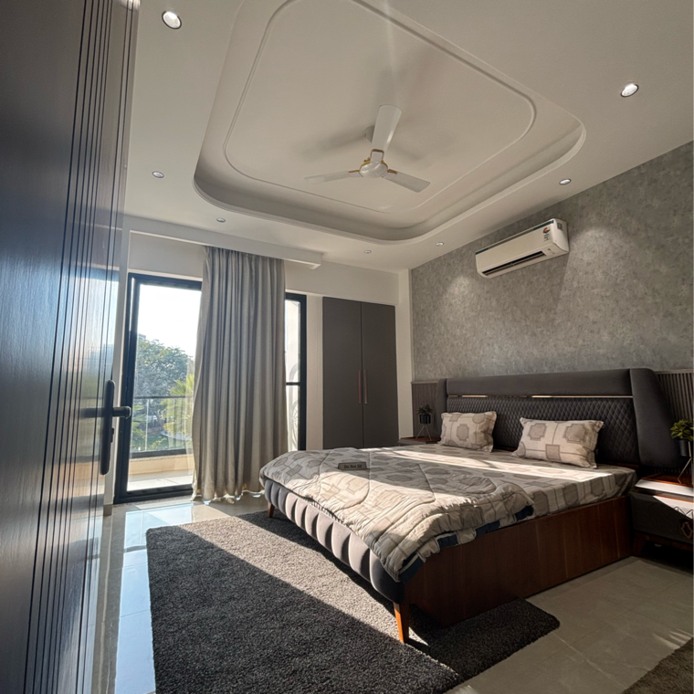 Bedroom, ansal-api-esencia-wood-winds 4 Bedroom 2450 Sq.Ft. Builder Floor In Sector 67a Gurgaon 9578189