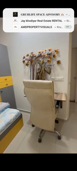 Master Bedroom in 3 BHK Apartment at Goyal Orchid Divine, Bopal – for Rent