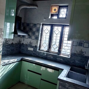 Kitchen in 2 BHK Builder Floor at Dehradun Cantt – for Rent