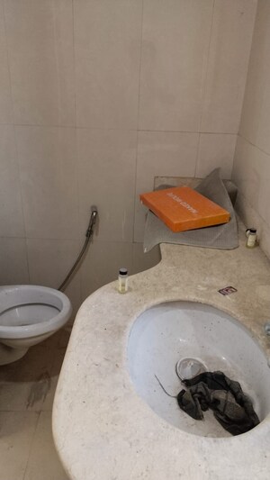 Bathroom in 3 BHK Apartment at Jaypee Pavilion Heights III, Sector 128 – for Rent