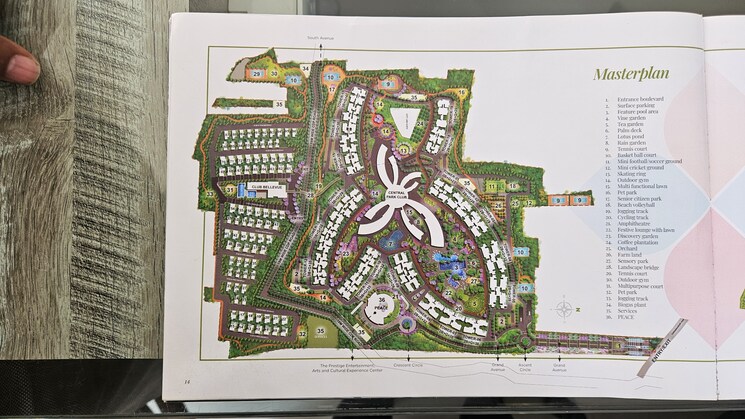 Master Plan, prestige-park-grove 4 Bedroom 2369 Sq.Ft. Apartment In Whitefield Bangalore 9578352