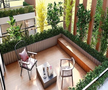 Balcony in 5 BHK Villa at Praneeta The Patio, Mokila – for Sale