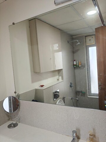 Bathroom in 1 BHK Apartment at Yashraaj Park, Ghodbunder Road – for Rent