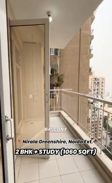Staircase in 2.5 BHK Apartment at Nirala Greenshire, Sector 2 Greater Noida – for Sale