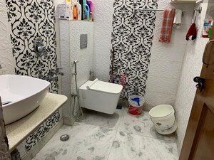 Bathroom in 2 BHK Builder Floor at Palam Vihar Residents Association, Palam Vihar – for Rent