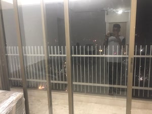 Balcony in 3 BHK Apartment at Kanakia Levels, Malad East – for Rent