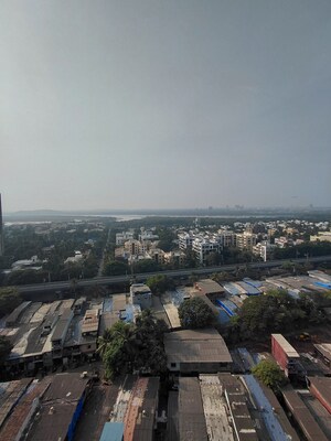 Balcony in 2 BHK Apartment at Sethia Sea View, Goregaon West – for Rent