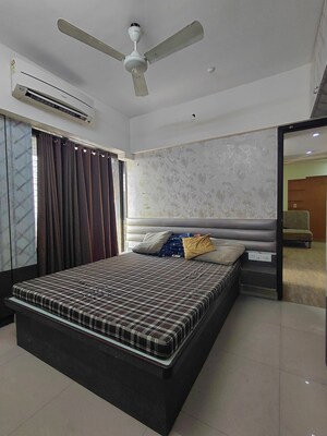 Balcony in 2 BHK Apartment at Sethia Sea View, Goregaon West – for Rent