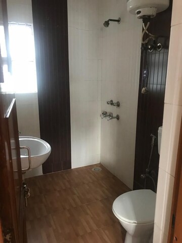 Bathroom in 3 BHK Builder Floor at Sarita Vihar – for Rent
