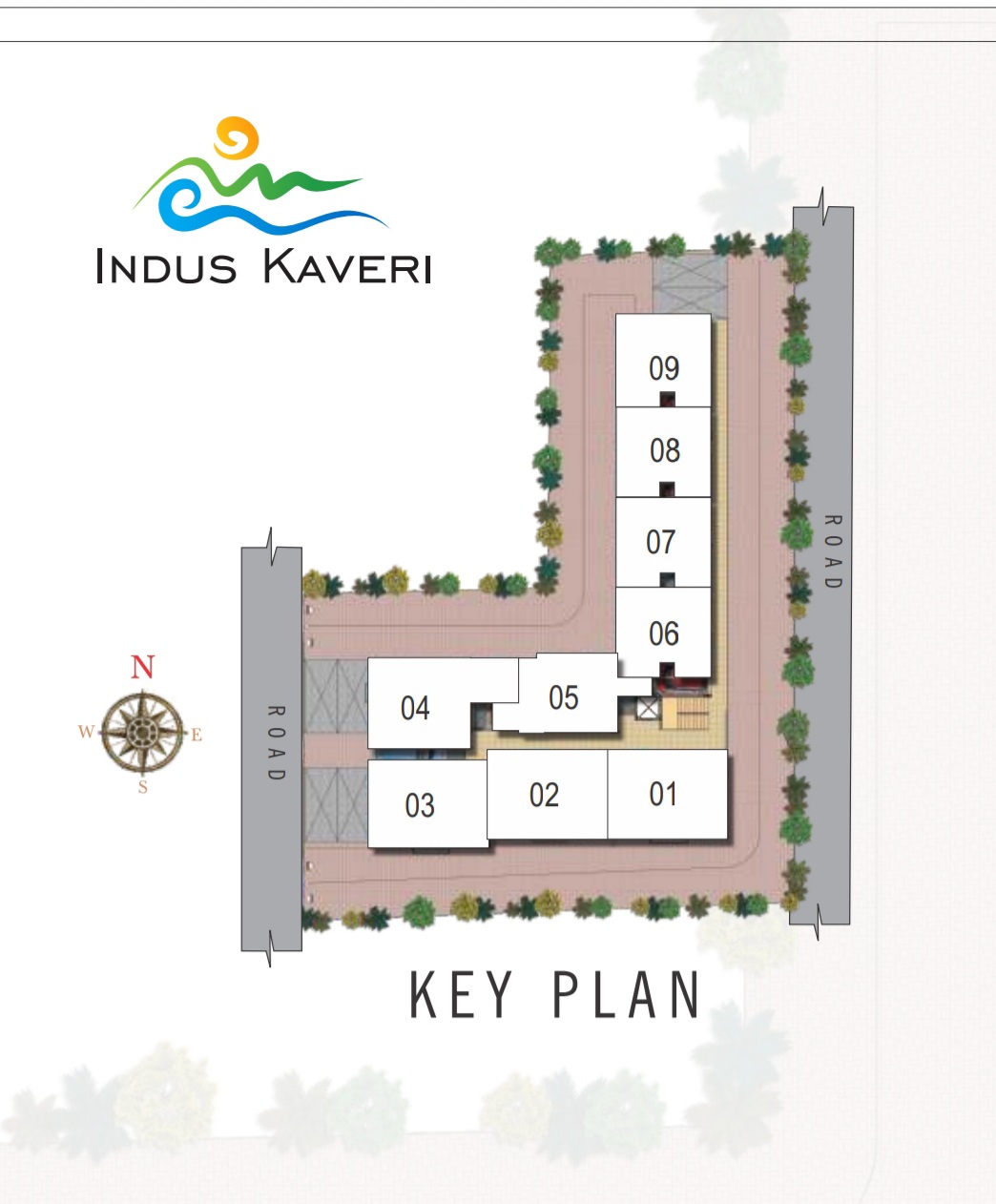 2 BHK Apartment For Sale in Indus Kaveri Apartment 