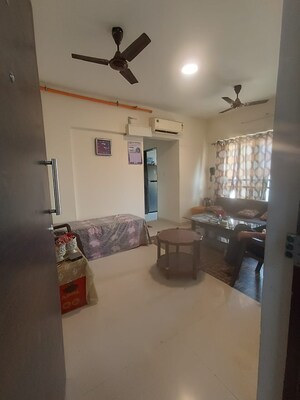 Living Room in 2 BHK Apartment at Crystal Armus, Chembur – for Rent