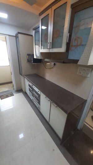 Kitchen in 3 BHK Apartment at DB Realty Shagun Towers, Goregaon East – for Rent