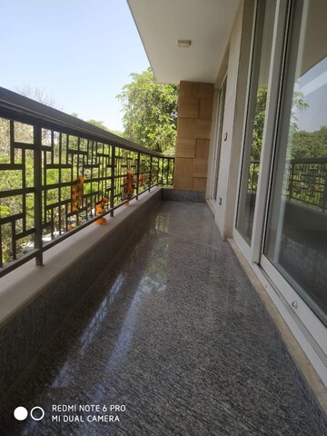 Balcony in 4 BHK Builder Floor at Saket – for Rent