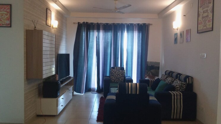 Living Room, bhartiya-nikoo-homes 3 Bedroom 1595 Sq.Ft. Apartment In Thanisandra Main Road Bangalore 9578668