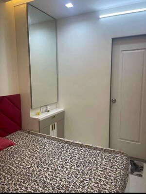 Bedroom in 3 BHK Apartment at The Wadhwa Solitaire, Kolshet Road – for Rent