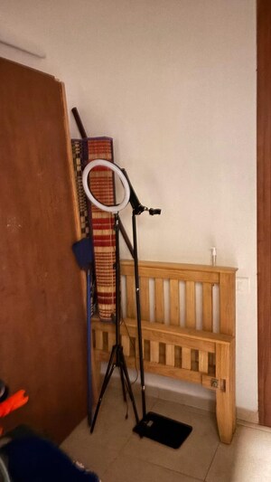 Staircase in 3.5 BHK Apartment at Bhartiya Nikoo Homes, Thanisandra Main Road – for Sale