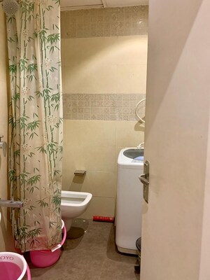 Bathroom in 1 BHK Apartment at Candy Castle, Colaba – for Rent