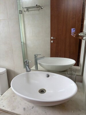 Bathroom in 1.5 BHK Apartment at Bhartiya Nikoo Homes, Thanisandra Main Road – for Rent