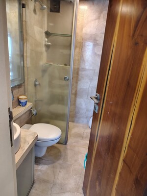 Bathroom in 2 BHK Apartment at JP Decks, Goregaon East – for Rent