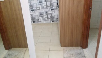 Bathroom in 3 BHK Apartment at Bhartiya Nikoo Homes, Thanisandra Main Road – for Rent