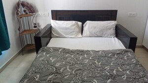 Bedroom in 3 BHK Apartment at Bhartiya Nikoo Homes, Thanisandra Main Road – for Rent