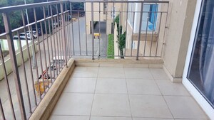 Balcony in 3 BHK Apartment at Bhartiya Nikoo Homes, Thanisandra Main Road – for Rent