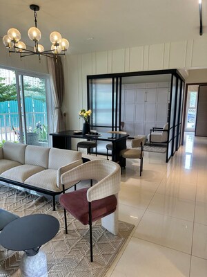 Living Room in 2 BHK Apartment at Godrej Ananda, Bagaluru – for Sale