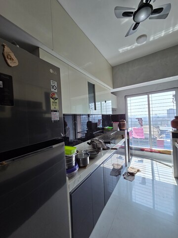 Master Bedroom in 2 BHK Apartment at Cosmos Habitat, Majiwada – for Sale