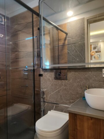 Bathroom in 4 BHK Builder Floor at Ansal API Esencia, Sector 67 – for Sale