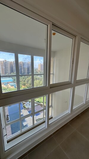 Balcony in 2 BHK Apartment at Bhartiya City Nikoo Homes 4, Thanisandra Main Road – for Rent